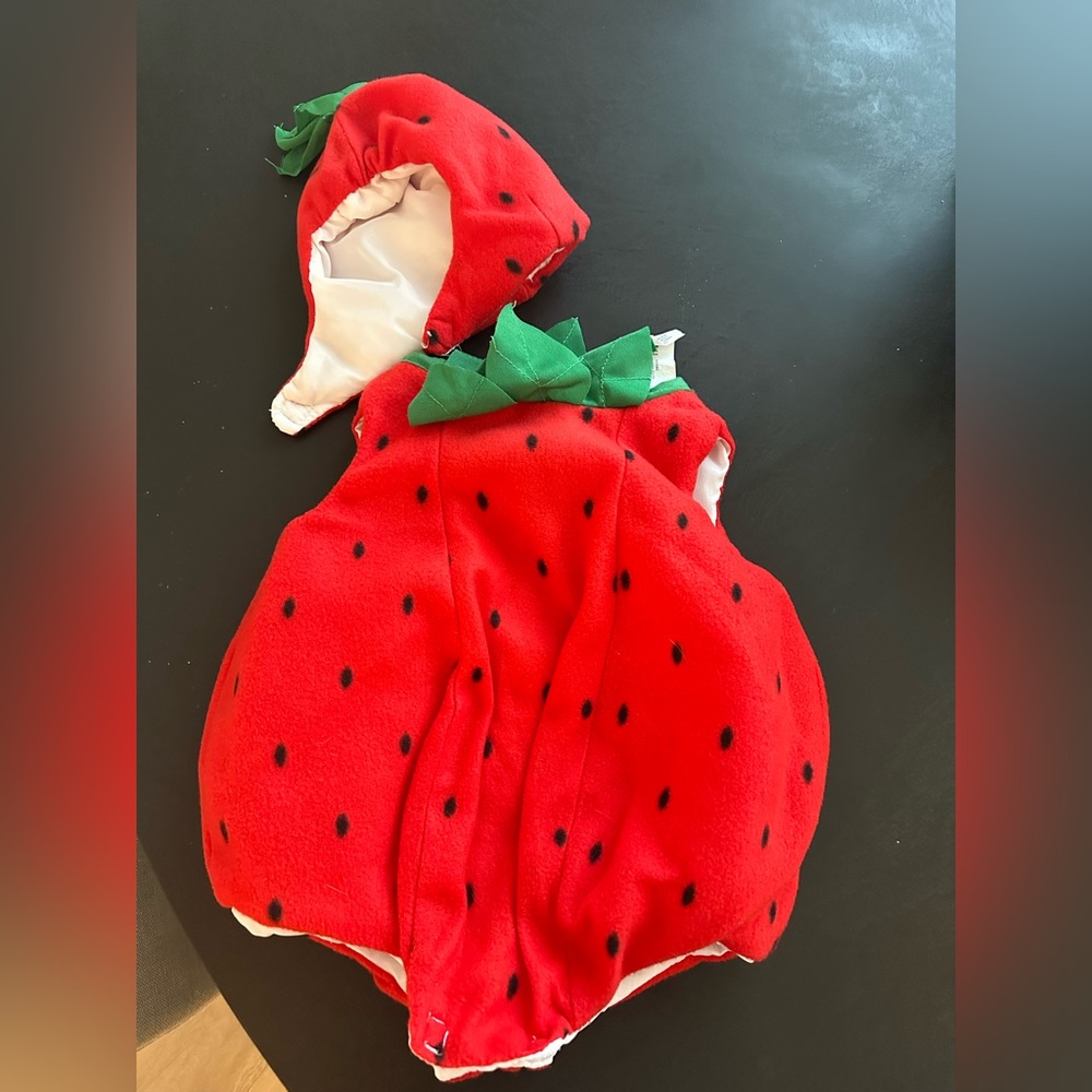 Toddler size strawberry costume